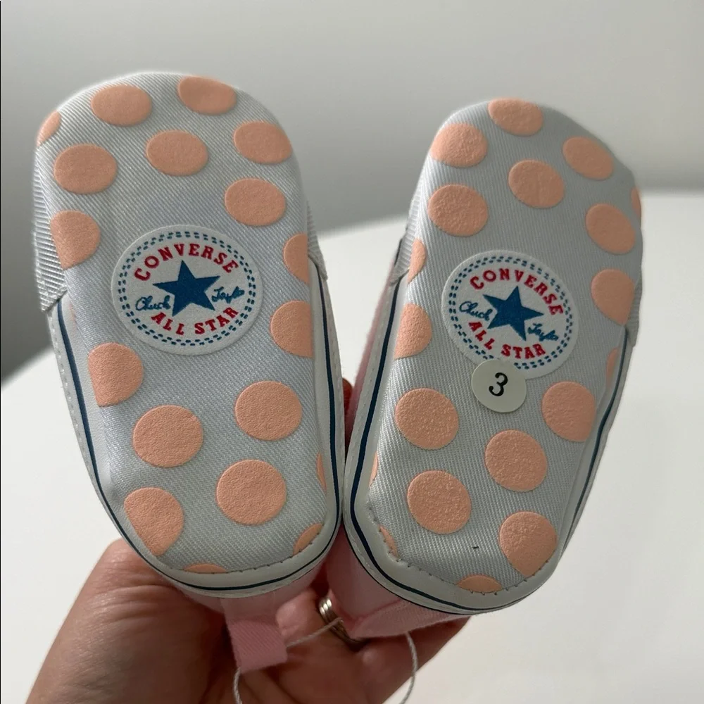 Baby Canvas Walker‎ Sneakers in Pink with White Toe